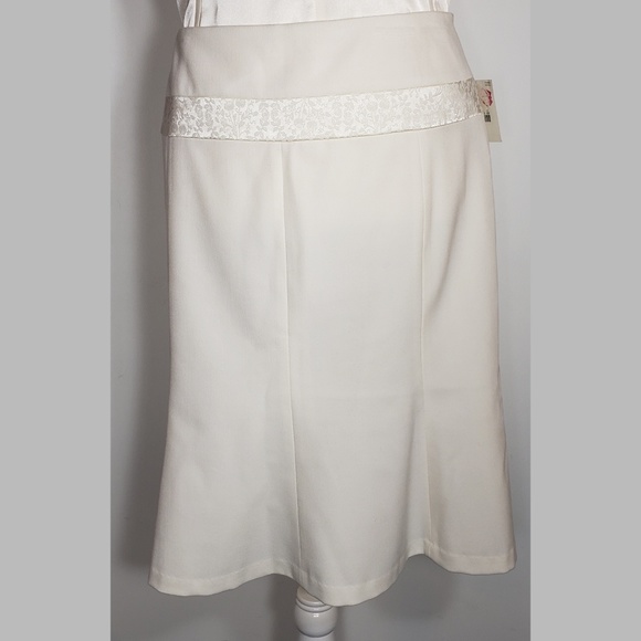 Apostrophe Petite Cream / Ivory Aline Skirt 14P - Picture 1 of 4